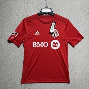 Toronto FC Adidas MLS 2021 Home Jersey Men’s L Red BMO Sponsor Brand New
